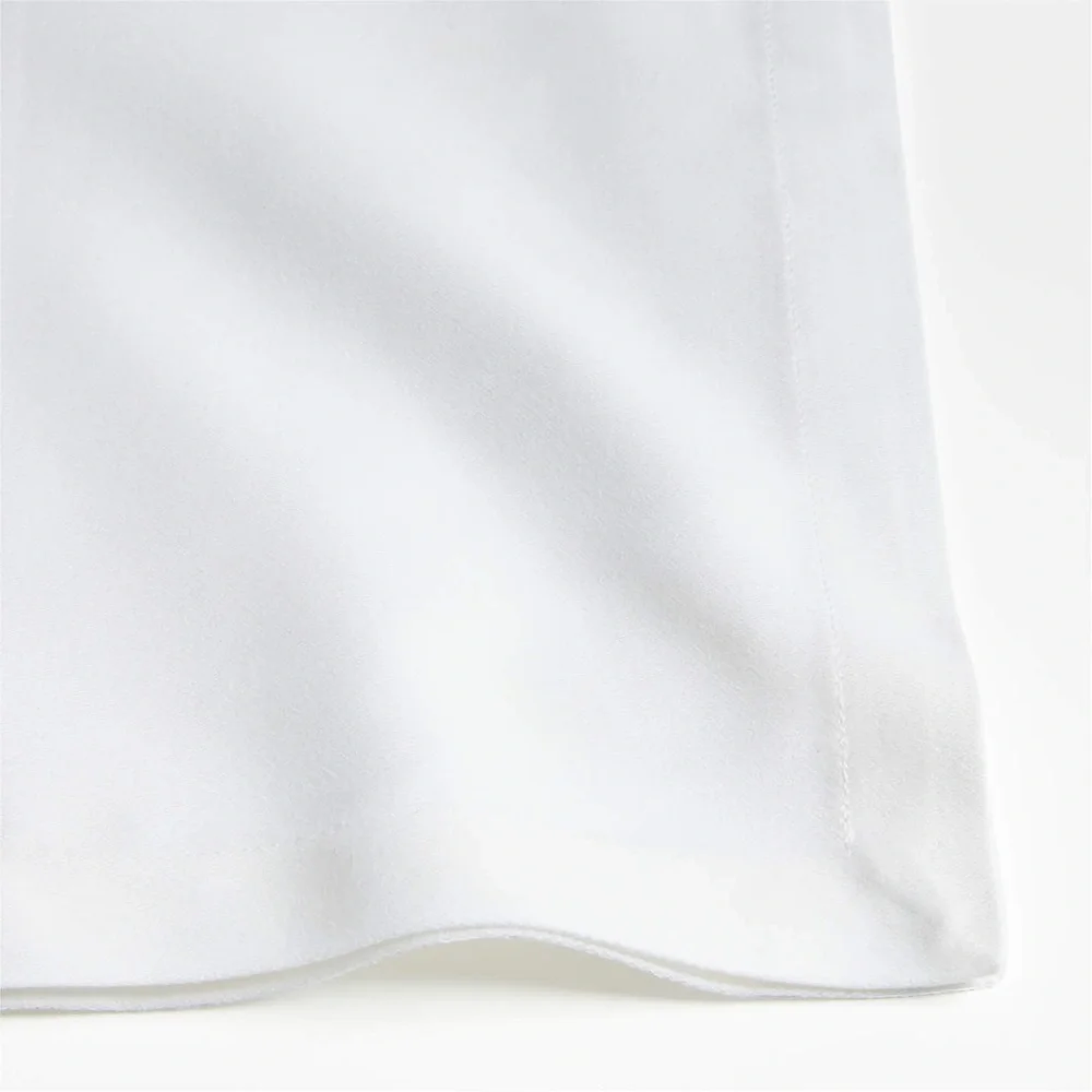 Crate&Barrel Aspen Crisp White Organic Cotton Napkin - Set of 4